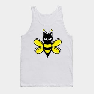 Cat Bee Funny Cute Animal Tank Top